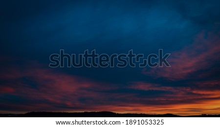 dramatic night sky high quality photo Royalty-Free Stock Photo #1891053325