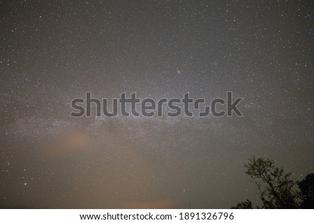 A star at nigh sky with cloudy at night time