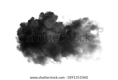 smoke isolated on white background
