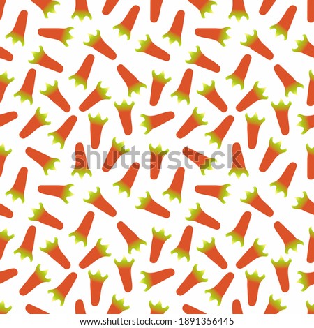 illustration vector graphic of cloves seamless pattern