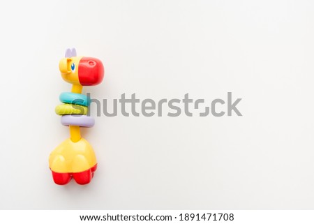 toy giraffe on a white background, Kids toys