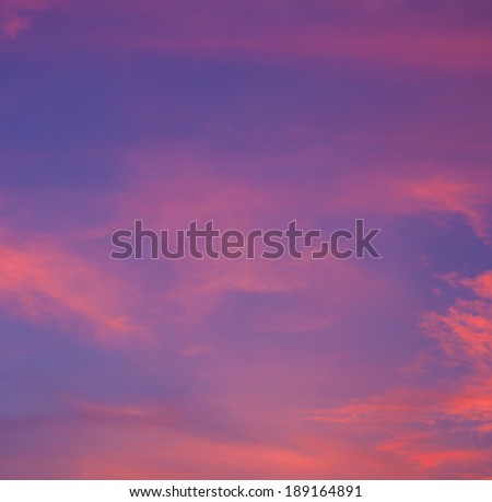 Sunset  sky and clouds backgrounds