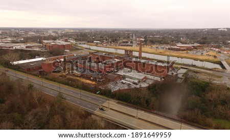 Sibley Mill (from behind) on a dreary afternoon Royalty-Free Stock Photo #1891649959