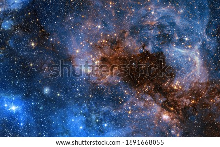 Ghost Galaxy - Elements of this Image Furnished By Nasa