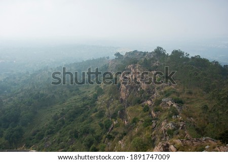 View of Seetha kund-Dhanushkoti on the hills of historical Melukote