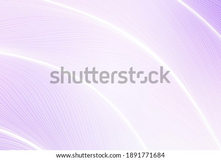 Light Purple vector backdrop with bent lines. Modern gradient abstract illustration with bandy lines. Best design for your business.