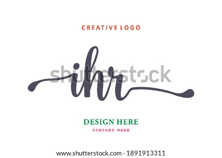 IHR lettering logo is simple, easy to understand and authoritative