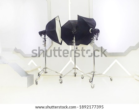 Softboxes. a set of pulsed light, for professional photography.