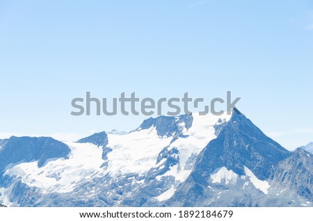 Picture of the landscape in the french Alps, France