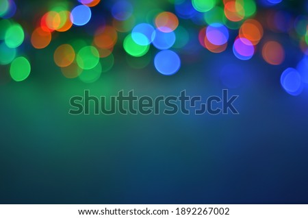 
background colorful lights from festive garlands