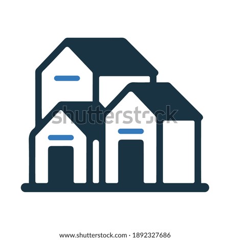 Architecture, buildings icon. Editable vector isolated on a white background.