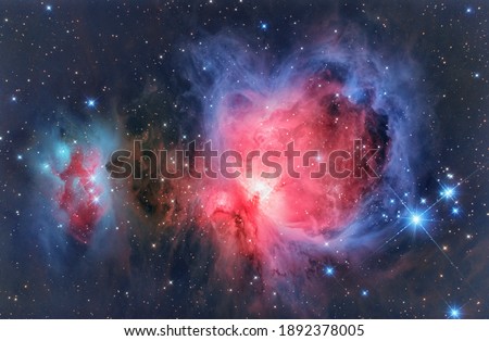 Orion Nebulae and Running Man