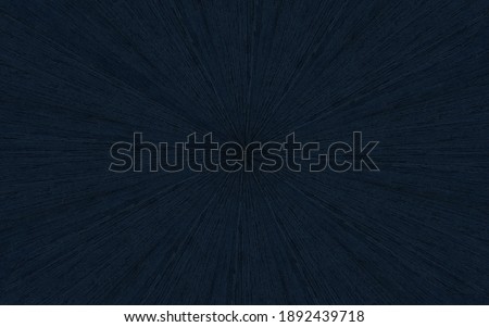 Dark blue wood veneer in starburst radial pattern