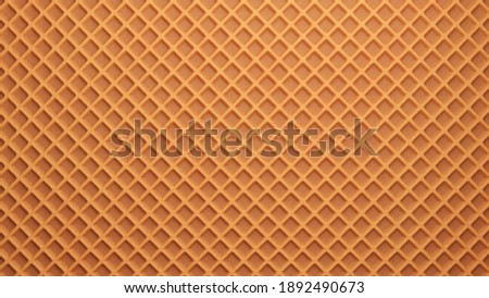 Waffle relief texture background. Sweet tasty dessert. Royalty-Free Stock Photo #1892490673