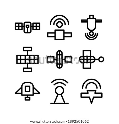 Satellite icon or logo isolated sign symbol vector illustration - Collection of high quality black style vector icons
