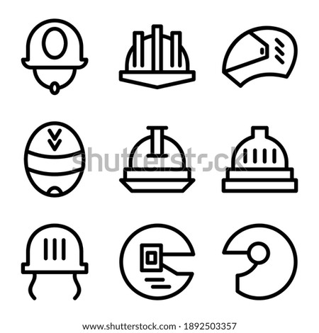 helmet icon or logo isolated sign symbol vector illustration - Collection of high quality black style vector icons
