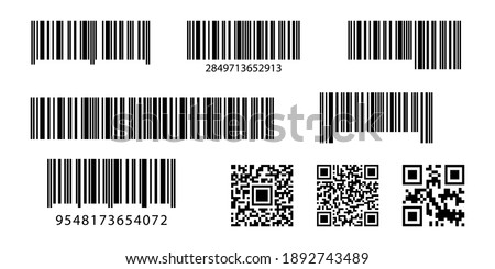 Barcode product distribution icon. Barcode icon.