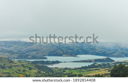 Viewpoint from many lakes and green scenary 