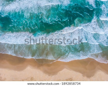 Australian ocean and coast View from above taken by a drone.
