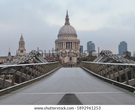 St Paul’s Cathedral taken from the Millennium Bridge