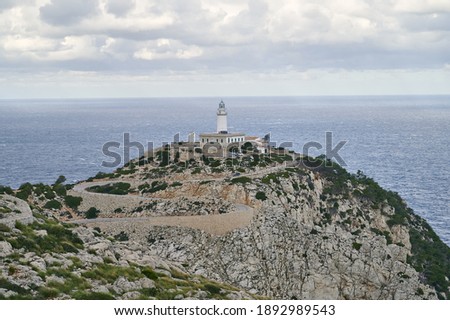 A beautiful shot of a Formentor lighthouse in the Balearic Islands