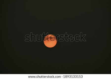 Beautiful picture of full sun in black background