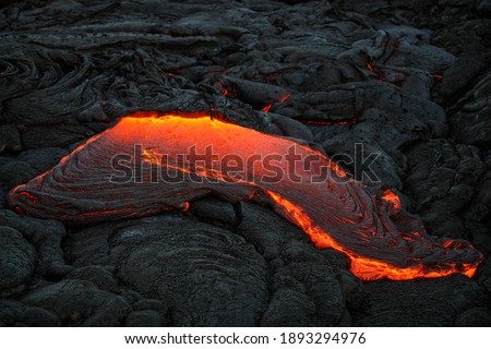 Volcanic lava, Big Island, Hawaii