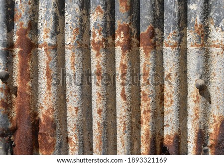 photo of old galvanized texture