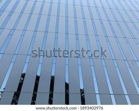 Glass Building Reflect Line Office