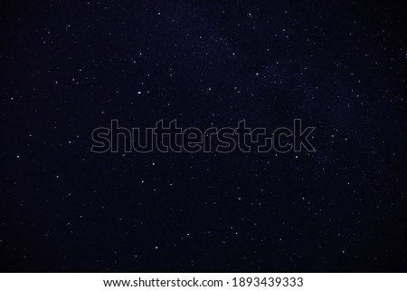 Beautiful view of starry sky at night Royalty-Free Stock Photo #1893439333