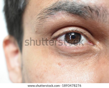 Human Eye in a half face