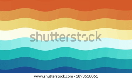 Background illustration of colorful waves