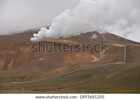 Hverir geothermal area in Myvatn, Iceland	