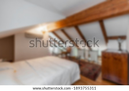 Blurry photo of luxury interior for background