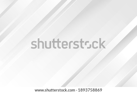 Gray and white diagonal line architecture geometry tech abstract subtle background vector illustration. Royalty-Free Stock Photo #1893758869
