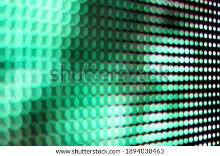 abstract Close Up green LED blurred screen,  LED soft focus background