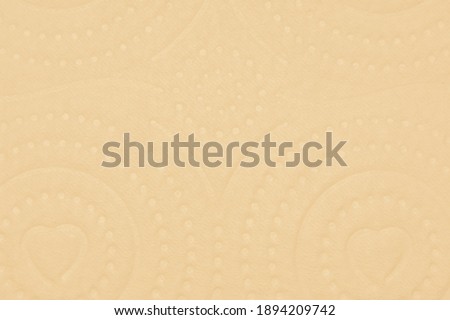 Texture and pattern of cream tissue paper