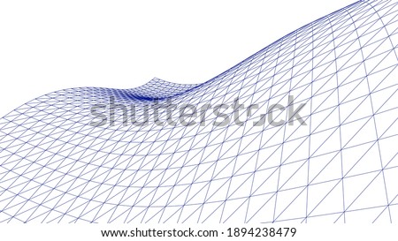 abstract graphic geometry 3d illustration