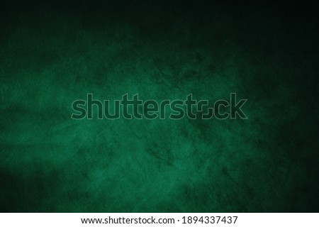 Dark, blurry, simple background, green abstract background gradient blur, Studio light. Royalty-Free Stock Photo #1894337437