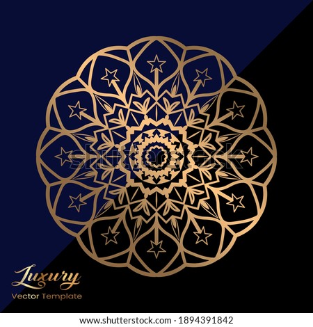 Luxury Background Elegant Mandala Design