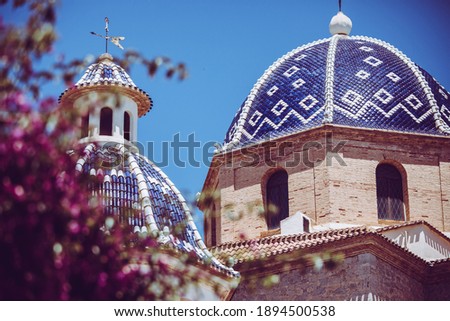 Picture of the Chapel of Altea, Costa Blanca, Valencia, Spain