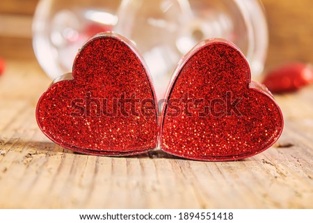 Valentine's day romantic background. Happy 14 february. selective focus