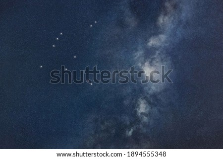 Aquila star constellation, Night sky, Cluster of stars, Deep space, Eagle constellation