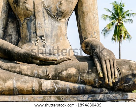 statue of buddha in ayutthaya thailand, beautiful photo digital picture
