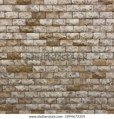 Macro photo brick wall. Stock photo brick stone wall