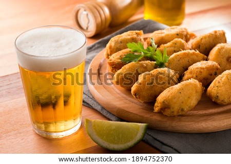 Delicious cod bolihnos with beer