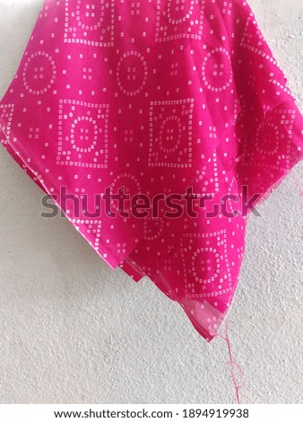 pink cloth piece ready for sale
