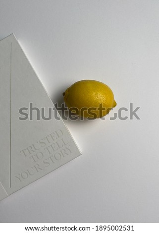pantone2021 colour inspiration with lemon
