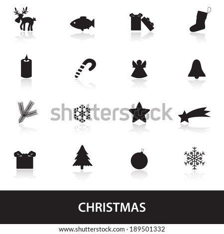 christmas icons eps10