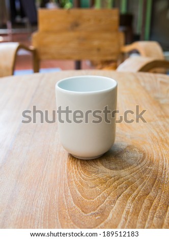 isolation tea cup